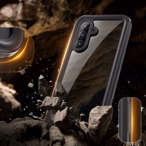 Atsparus vandeniui dėklas SHELLBOX A56 SAMSUNG A56 juodas