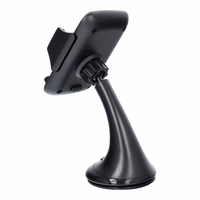 Automobilio laikiklis priekinio stiklo juodas