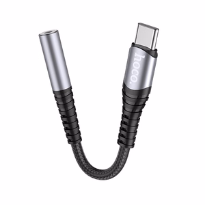Adapteris HOCO USB Type-C (M) - ausinių jungtis 3.5mm (F)