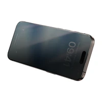 Benks grūdintas stiklas Air Shield Privacy (TF70) iPhone 17 Pro Max juodas - 10 vnt