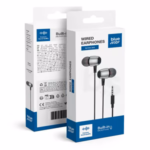 Проводные наушники Jack 3,5 mm Blue Star M09 1,2 m чёрный