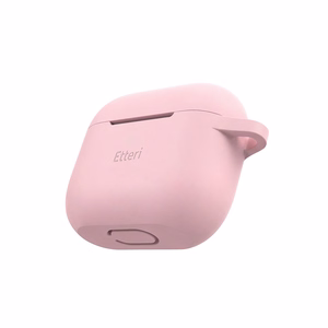 Etteri silikoninis dėklas, skirtas AirPods 3 šviesiai rožinis