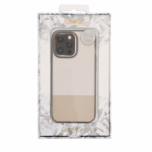 Kingxbar Plain Series dėklas telefonui iPhone 13 silikoninis dėklas pilkas