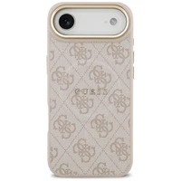 GUESS dėklas IPHONE 17 Air suderinamas su MagSafe GUHMP17MP4MSEGCP (PU 4G su klasikiniu) rožinė