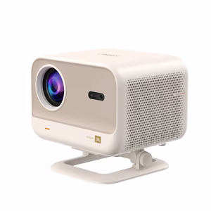 "Yaber L2 Plus" LCD FullHD 1080p multimedijos projektorius su JBL garsiakalbiais - smėlio spalvos