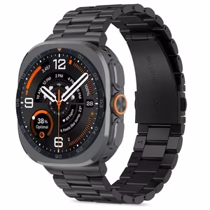 Tech-Protect Stainless Steel apyrankė, skirta „Samsung Galaxy Watch Ultra 47 mm“ – juoda