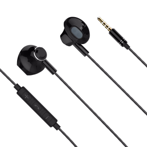 Kruger&Matz B2 į ausis įdedamos ausinės su mikrofonu, juodos
