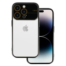 Dėklas telefonui su elektro lęšiu Iphone 13 Pro juodas