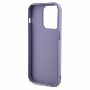 Guess Sequin Script Metal dėklas telefonui iPhone 14 Pro Max – violetinis