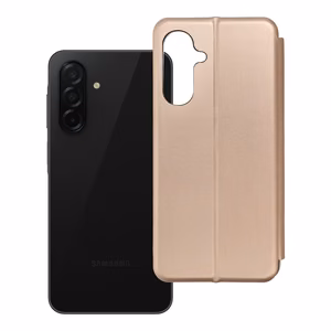 ELEGANCE knygos tipo dėklas telefonui SAMSUNG A26 auksinis