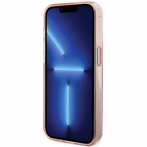Karl Lagerfeld чехол для iPhone 15 Pro Max совместимый с MagSafe KLHMP15XHMRSKCP (Ringstand KC) розовый