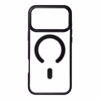 COLOR EDGE MAG COVER magnetinis dėklas telefonui, suderinamas su MagSafe, skirtas IPHONE 17 Pro Max, juodas