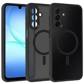 Pilnai matinė Magnetinė dėklas telefonui Samsung Galaxy A17 5G juoda