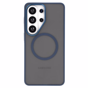 Liavec Soft Case Metal Frame for Samsung Galaxy S26 Ultra navy