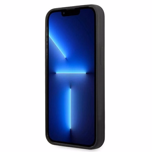 Karl Lagerfeld silikoninis plokštelės dėklas iPhone 13 Pro / iPhone 13 - juodas