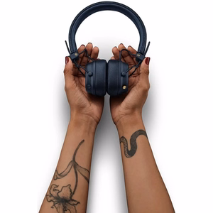 Belaidės ausinės Marshall Major V On-Ear Bluetooth tamsiai mėlynos