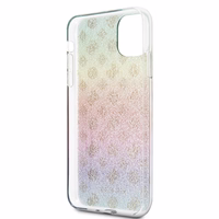 Guess GUHCN65PEOML iPhone 11 Pro Maxmulticolor kietasis dėklas Iridescent 4G Peony
