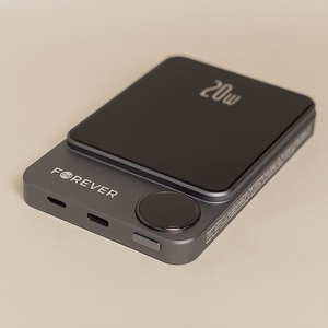 "Forever" belaidis maitinimo šaltinis MATB-200 20W PD 5000 mAh magnetinis juodas