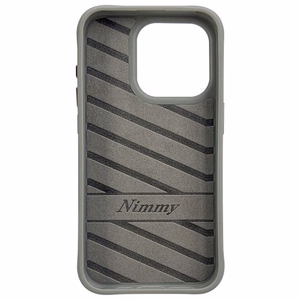 Nimmy Cool&Cute 2.0 Dėklas telefonui iPhone 15 Pro - pilkas