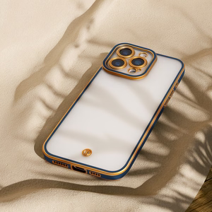 Silky Gold dėklas telefonui iPhone 17 Air 6,6" mėlynas