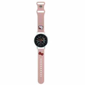 Hello Kitty Silicone Kitty Head universalus 22mm dirželis - rožinis