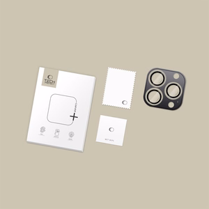 Apsauginis stikliukas kamerai Tech-Protect CamRing Fit+ Apple iPhone 14 Pro/14 Pro Max/15 Pro/15 Pro Max/16 Pro/16 Pro Max/17 Pro/17 Pro Max skaidrus