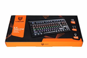 Liocat gaming klaviatūra KX 365 CM mechanical qwerty juodas