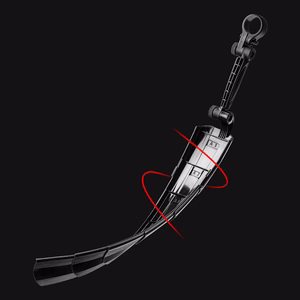 Rockbros FK-810 sulankstomų teleskopinių dviračio purvasaugių rinkinys – juodas