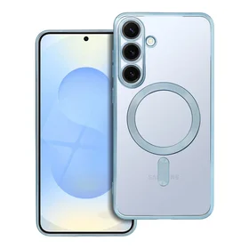 ELECTRO MAG COVER dėklas telefonui suderinamas su Magnetiniu MagSafe SAMSUNG S25 Plus mėlyna