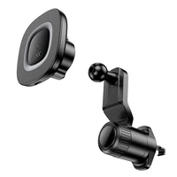Automobilio telefono laikiklis indukcinis Hoco 15W oro išleidimas HW30 juodas