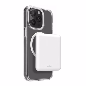 Puro Power Mag 5000mAh Išorinė baterija su Magnetiniu USB-C - Balta