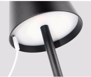 Naktinė lempa WDL-02 belaidė sidabrinė