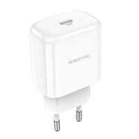 Įkroviklis Borofone BN3 20W USB-C baltas