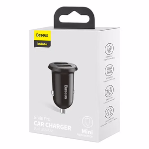 Baseus Gain Pro Universal Black Cigar lighter Fast charging Auto