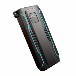 "Powerbank Joyroom JR-L017" 10000 mAh, 22,5 W, su "Lightning" + USB-C kabeliu (juodas)