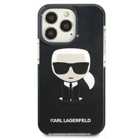 Karl Lagerfeld Iconik Karl dėklas iPhone 13 Pro / iPhone 13 - juodas
