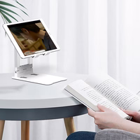 "Wozinsky" WPT-K28 Stalinis telefono stovas planšetiniam kompiuteriui Išmaniųjų telefonų laikiklis sulankstomas - baltas