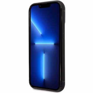 Dėklas telefonui BMW BMHCP14L22RSEPK iPhone 14 Pro 6.1 - juodas odinis kortelių kišelis