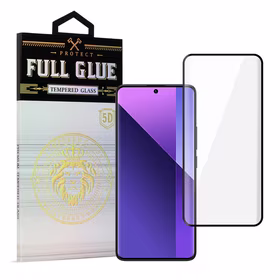 LCD apsauginis stikliukas Hard Full Glue 5D Xiaomi Redmi Note 13 Pro Plus 5G juodas