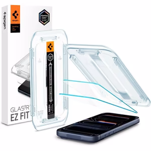 Spigen Glas.tR EZ Fit Apsauginis stiklas iPhone 16 Pro / 17 / 17 Pro - 2 vnt