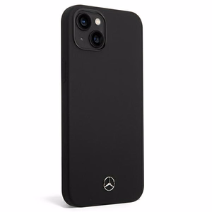 Dėklas telefonui (m) Mercedes Silicone Line MagSafe iPhone 14 Plus - juodas