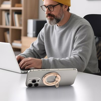 Tech-Protect MMR600 magnetinis telefono žiedinis laikiklis - auksinis