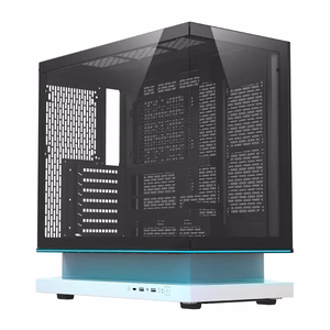 DarkFlash F1 ATX kompiuterio korpusas su 6 ventiliatoriais, baltas