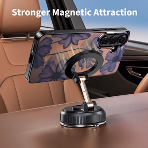 Tech-Protect Lamano MagSafe Dėklas for Samsung Galaxy S26 - rudas-violetinis