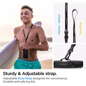 Dėklas telefonu Spigen Aqua Shield A610 atsparus vandeniui plūduriuojantis - skaidrus