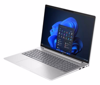 HP ProBook 465 16 inch G11 Notebook PC AMD Ryzen™ 5 7535U Knyginis kompiuteris 40,6 cm (16") WUXGA 16 GB DDR5-SDRAM 512 GB SSD Wi-Fi 6E (802.11ax) Windows 11 Home Sidabras