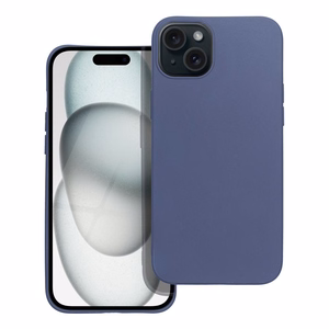 MATT dėklas telefonui IPHONE 15 Plus mėlyna