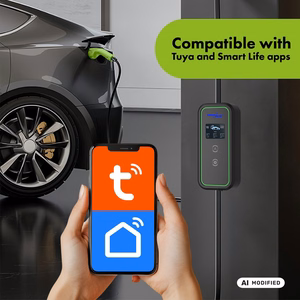„GreenBlue“ nešiojamasis įkroviklis elektromobiliams (EV) / įkraunamiems hibridams (PHEV), „Type 2“, 6,8 m laido ilgis, IP65, 11 kW, 220–380 V AC, 50/60 Hz, 16 A, trifazis, GB1100