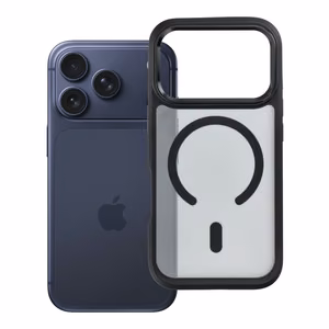 Чехол для iPhone 18 Pro / 17 Pro: Forcell F-Protect Smoke Hybrid Premium, совместимый с MagSafe, цвет: чёрный