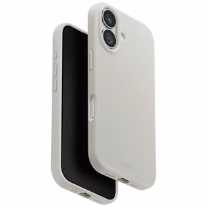 Uniq Lino dėklas telefonui iPhone 17 Magclick įkrovimas - pilkas